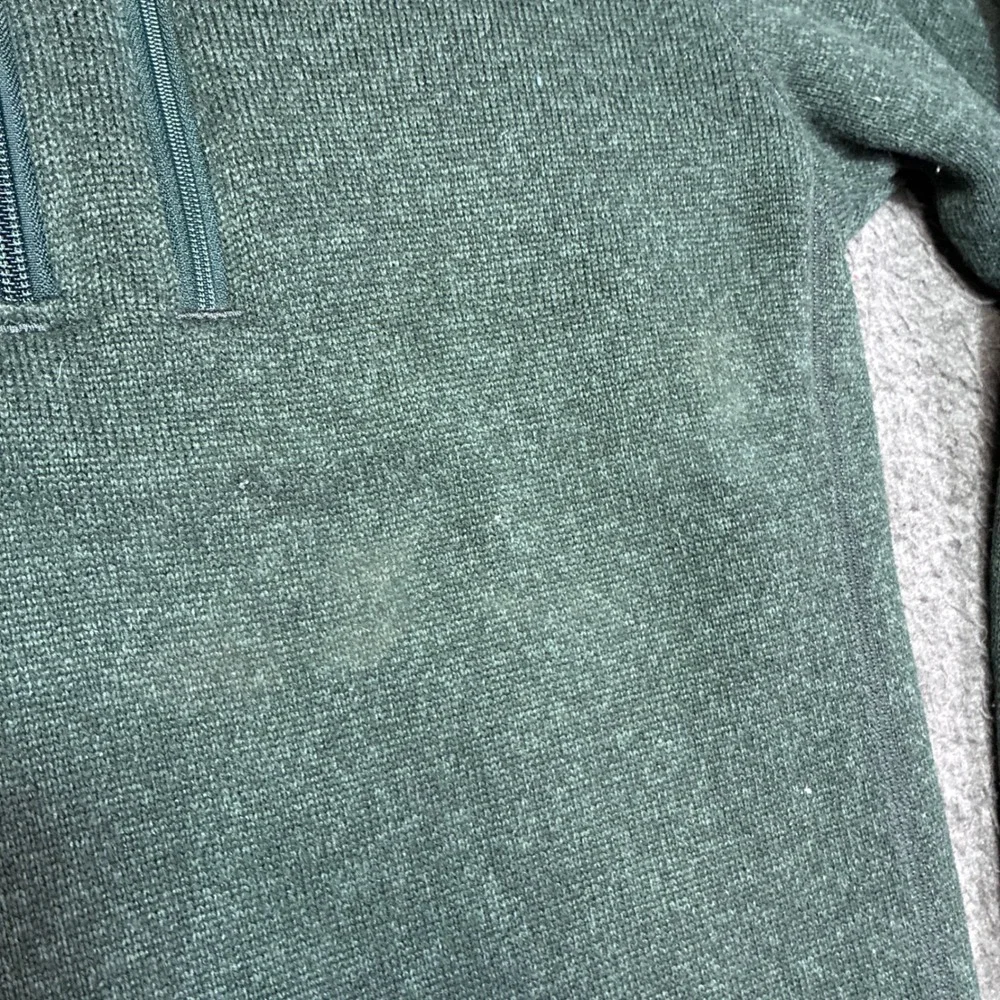 Patagonia Better Sweater Quarter Zip Mens Small Green Heathered Fleece Pullover‎